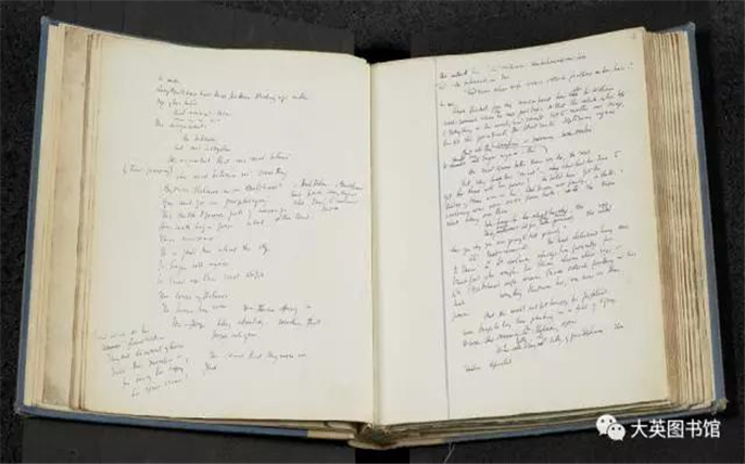 2▲ 弗吉尼亞·伍爾夫小說《達(dá)洛維夫人》的創(chuàng)作手稿，1924年。? The Society of Authors as the Literary Representative of the Estate of Virginia Woolf.png